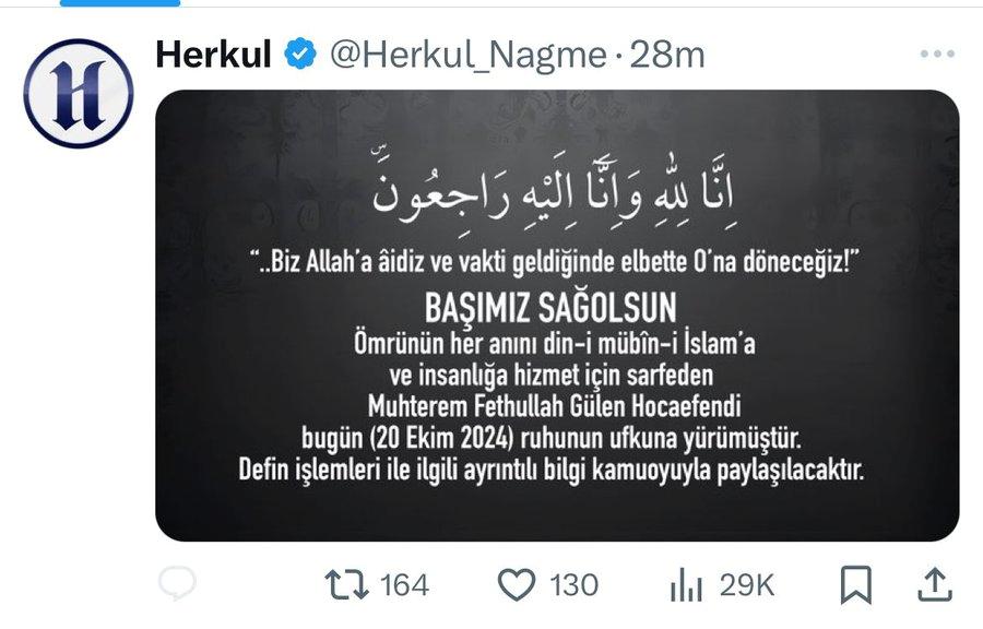 FETÖ Lideri Fetullah Gülen'in Hayatını Kaybetmesi 1 Fetullah Gülen'in Ölüm Haberi