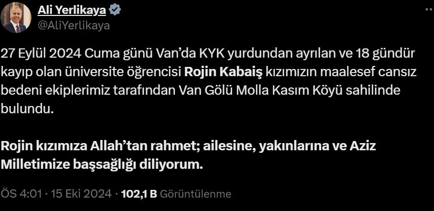 Rojin'in Dönüşünden 18 Gün Sonra Gelen Üzücü Haber 2 Rojin Kabaiş'in Babasıyla Röportaj