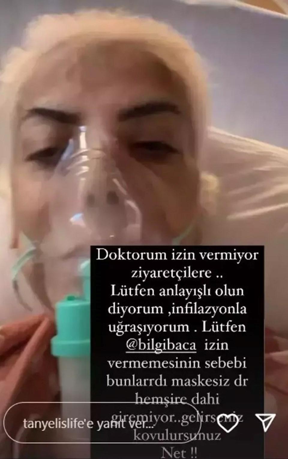 Grip Tedavisi Sırasında Tanyeli'den Yeni Bir Paylaşım! 1 Tanyeli'nin Sağlık Durumu ve Ziyaretçi Yasağı