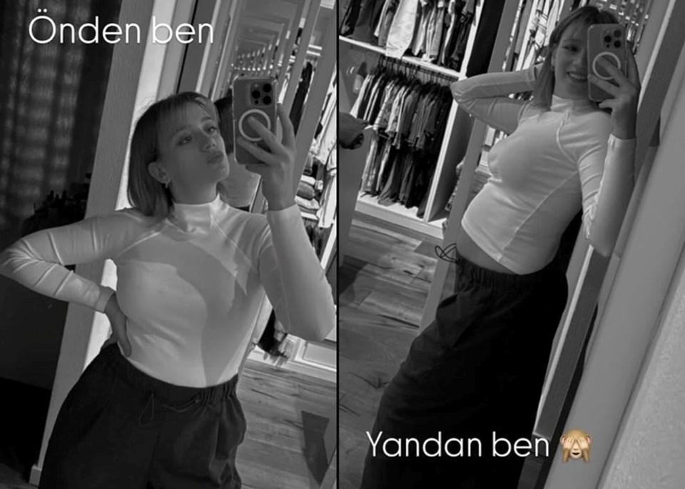 Gizem Karaca'nın Karnı Burnunda Eşsiz Pozları 3 Kayıt Altına Alınan Hamilelik Anları