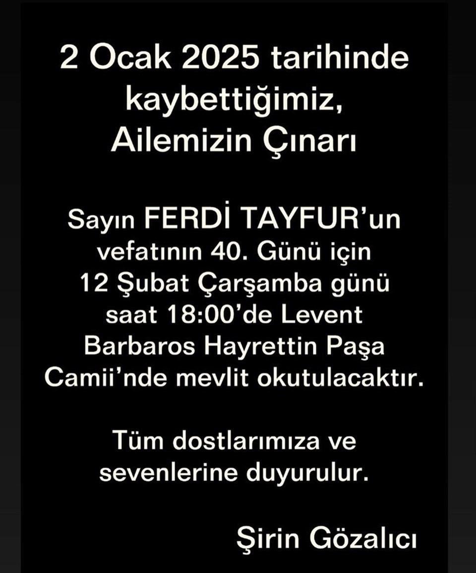 Tayfur Ailesinin Mevlit Krizine Dair Şok Gelişmeler 1 Tuğçe Tayfur'un Açıklamaları