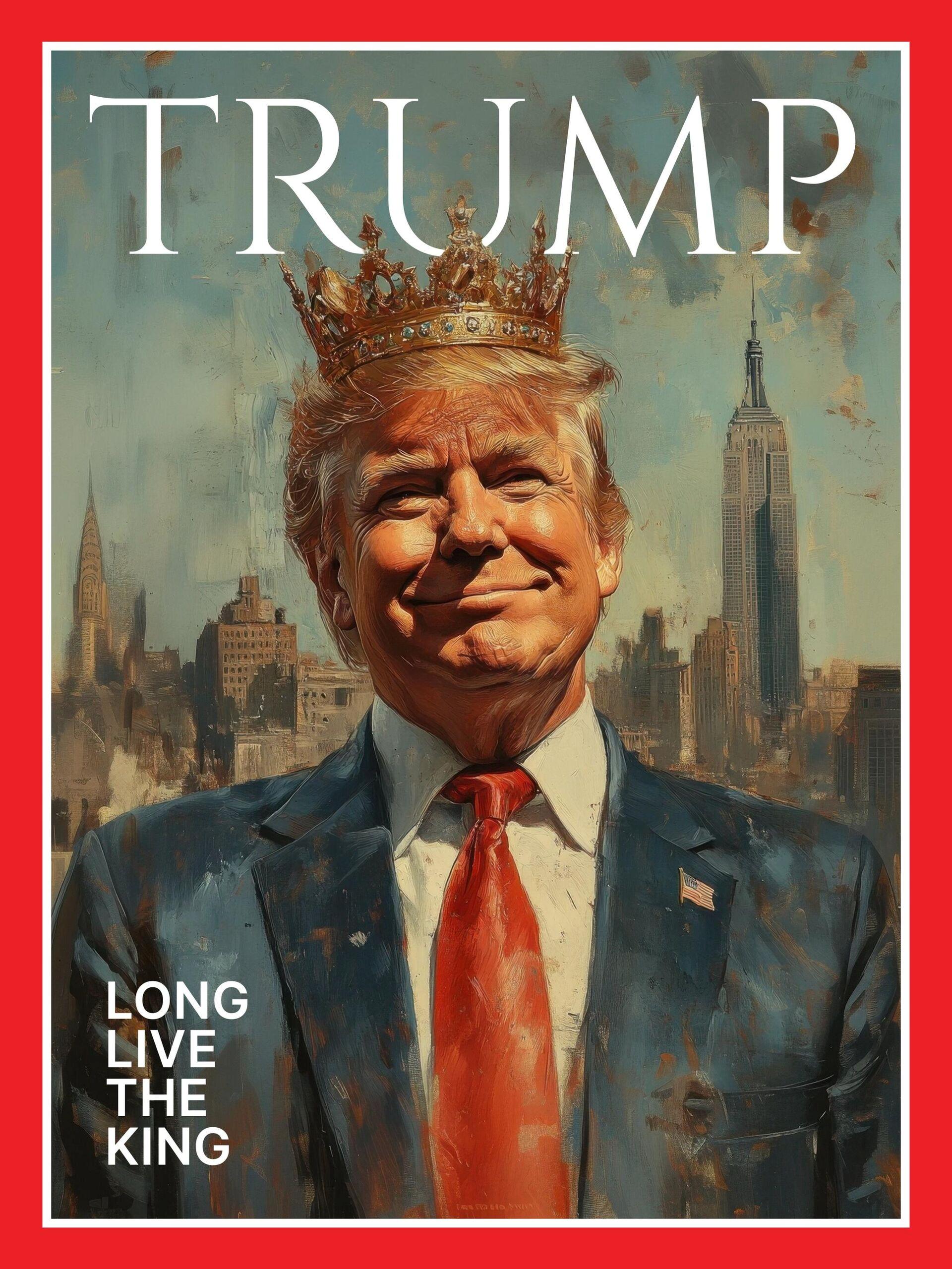 Trump, Tahtını Kurdu: Krallığın İlanı ve Yeni Çağın Başlangıcı! 1 Trump Kral İlan Edildi!