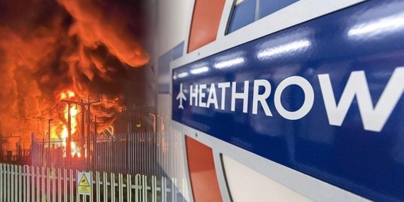 Heathrow Havalimanı’nda Kriz: Yangın Sonrası Elektrik Kesildi, Uçuşlar Durduruldu