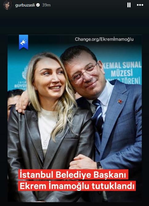 İmamoğlu’nun Tutuklanmasına Ünlü İsimlerden Tepki 16 Aslıhan Gürbüz açıklaması