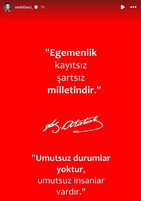 İmamoğlu’nun Tutuklanmasına Ünlü İsimlerden Tepki 5 Sedef Avcı'nın yorumu
