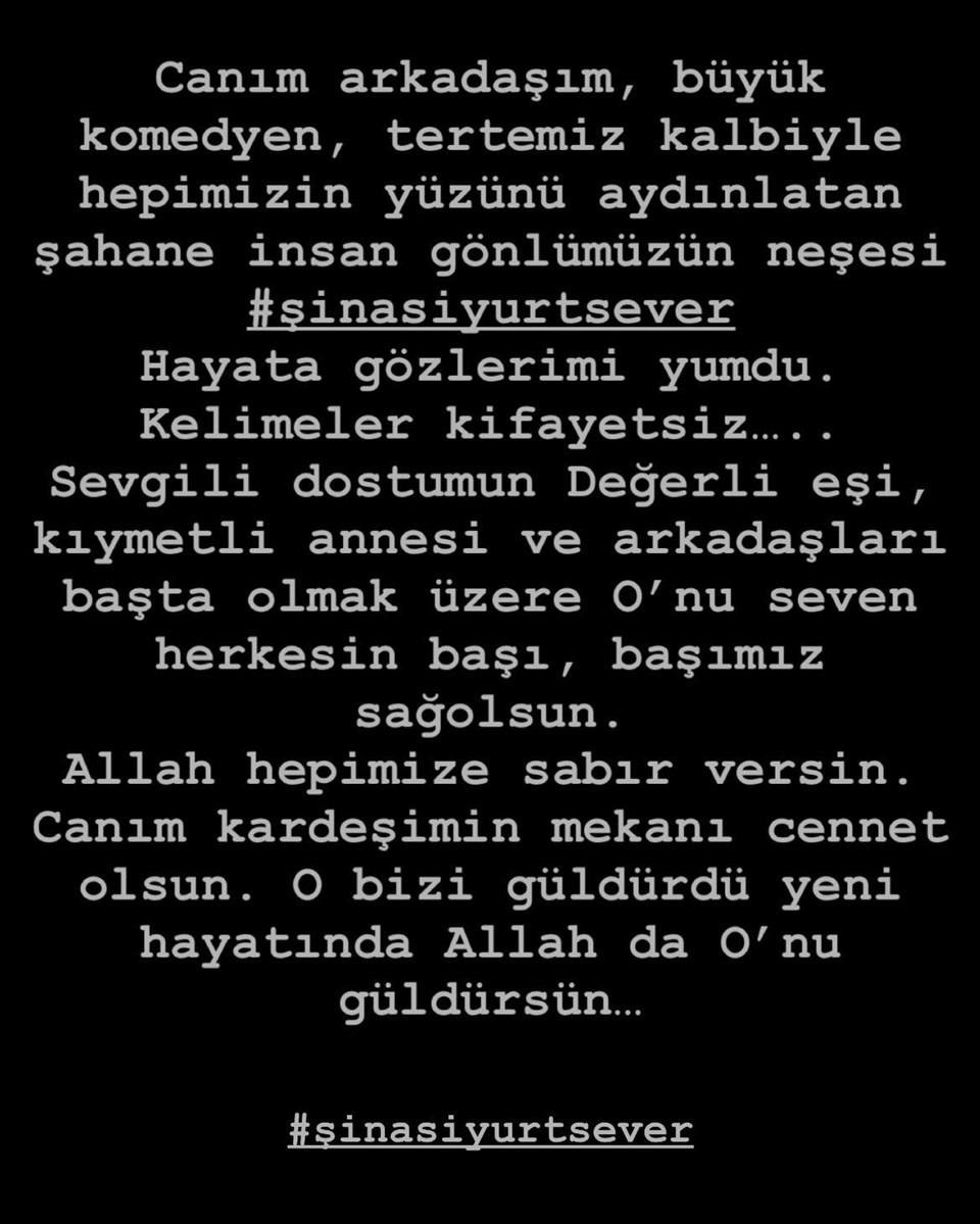 Murat Cemcir'in Şinasi Yurtsever'e Veda Mesajı: Gönlümüzün Neşesi 4 Şinasi Yurtsever Kimdir?