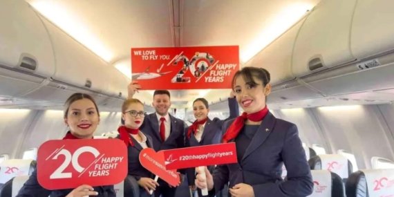 Corendon Airlines 20. Yılında Gökyüzünde Yolcularıyla Kutluyor