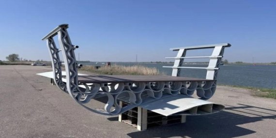 Rüzgar Türbini Kanadıyla 3D Baskılı Köprü Üretildi