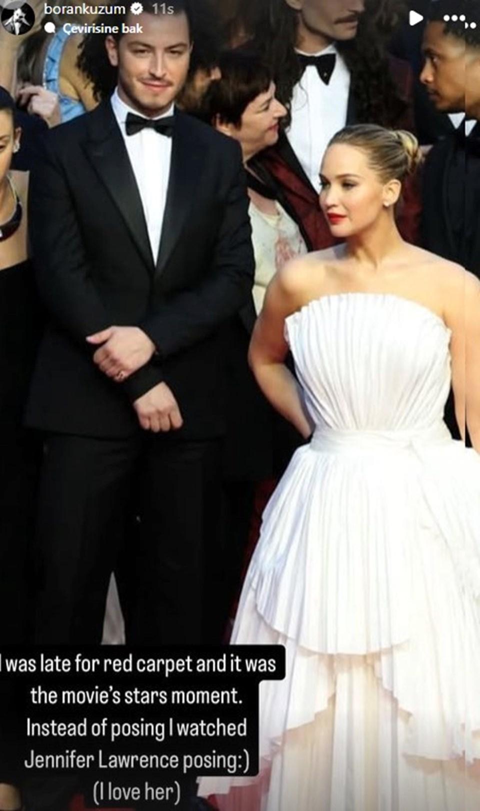 Boran Kuzum ve Jennifer Lawrence'ın Aynı Karede Buluşması 2 Die, My Love Filmi ve Alkışlar