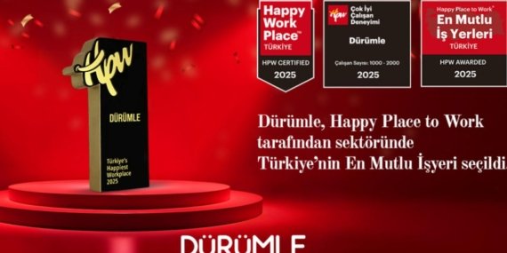 Dürümle, Türkiye’nin en mutlu fast food iş yerlerinden biri seçildi