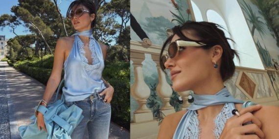 Hande Erçel’in Cannes tarzı sosyal medyayı salladı