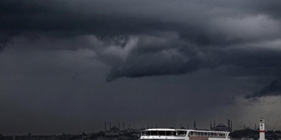 İstanbul ve Marmara’da Fırtına Alarmı Verildi