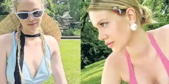 Serel Yereli Hyde Park’ta Bikinisiyle Güneşe Merhaba Dedi