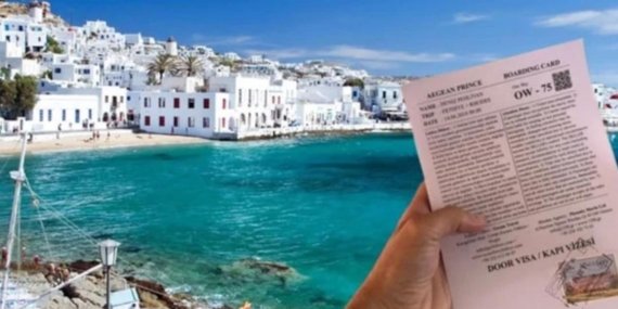 Türk Turistlere Yunan Adalarında Kolay Vize Uygulaması 12 Adaya Çıktı Ücret Artışı da Geldi