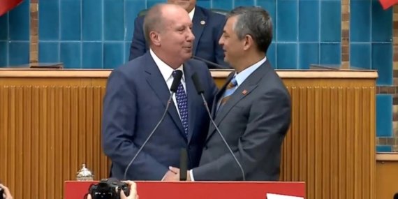 Muharrem İnce yeniden CHP’de: “Bu bir dönüş değil, bir kucaklaşmadır”