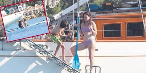 Nil Karaibrahimgil ve eşi Serdar Erener 100 milyonluk lüks tekneleriyle Bodrum sezonunu açtı