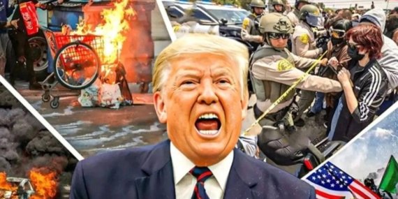 Trump’tan sert çıkış: “Los Angeles’a asker gönderin, maskelileri tutuklayın!”