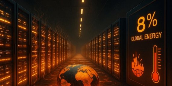 Veri merkezleri dünya enerjisinin yüzde 8’ini tüketiyor tehlike hızla büyüyor