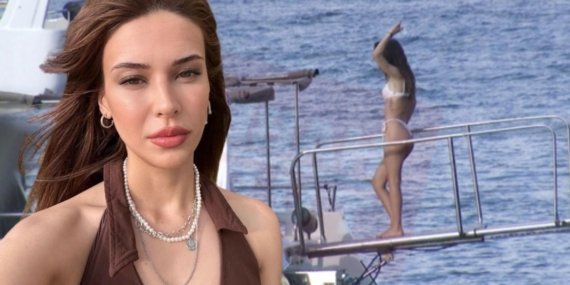 Devrim Özkan Boğaz’da danslarıyla büyüledi! Ünlü oyuncuların tekne eğlencesi çok konuşuldu
