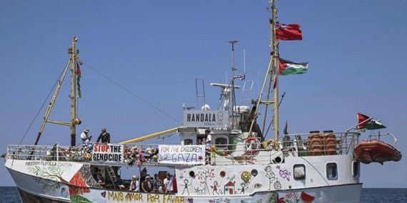 İsrail ordusu yardım gemisine müdahale etti! Hanzala’nın güvertesinde tansiyon yükseldi