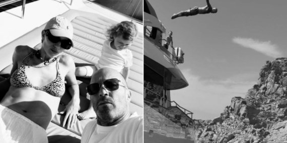 Jason Statham ailesiyle Türkiye’de mavi turda görüntülendi! Teknede keyif, denizde aksiyon