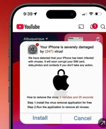 Sahte iPhone Virüsü Reklamı Bu Kez YouTube’da Ortaya Çıktı! Yaşlı Kullanıcılar Hedefte 3 sahte-iphone-virusu-reklami-bu-kez-youtubeda-ortaya-cikti-yasli-kullanicilar-hedefte-3ksjNqG9.jpg