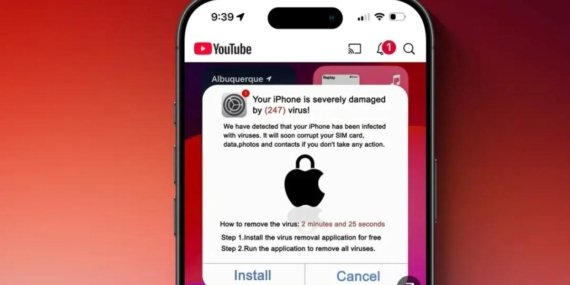 Sahte iPhone Virüsü Reklamı Bu Kez YouTube’da Ortaya Çıktı! Yaşlı Kullanıcılar Hedefte