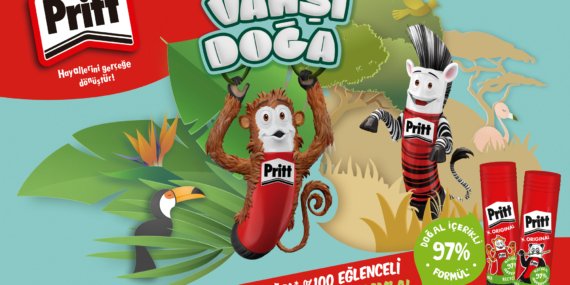 Okul Heyecanı Başladı! Pritt’ten Çocuklara Vahşi Doğa Sürprizi