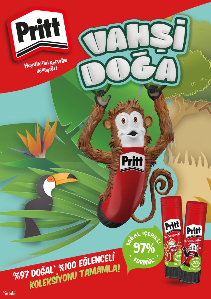Okul Heyecanı Başladı! Pritt'ten Çocuklara Vahşi Doğa Sürprizi 1 Okul Heyecanı Başladı! Pritt'ten Çocuklara Vahşi Doğa Sürprizi