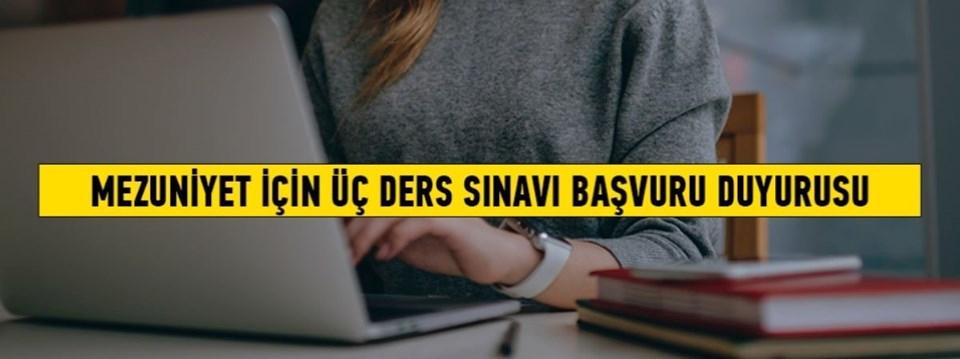AUZEF Mezuniyet İçin Üç Ders Sınavı Bilgilendirme ve Koşullar 1 AUZEF Mezuniyet İçin Üç Ders Sınavı Bilgilendirme ve Koşullar