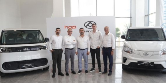 Maxus’tan Hop Teknoloji’ye 12 Adet Elektrikli Araç Teslimatı