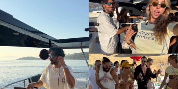 Şevval Şahin ve Burak Ateş’in teknedeki eğlencesi sosyal medyayı salladı