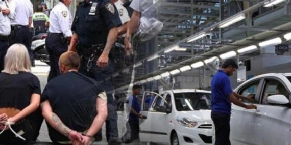 Hyundai’nin Fabrikasına Şok Baskın! Yasa Dışı Çalışan 475 Kişi Gözaltına Alındı