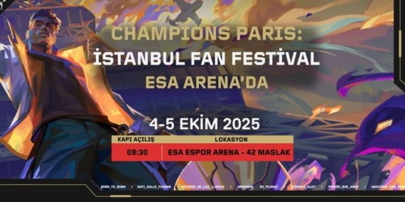 VALORANT Champions Heyecanı İstanbul’da: ESA Arena’da İki Günlük FanFest!